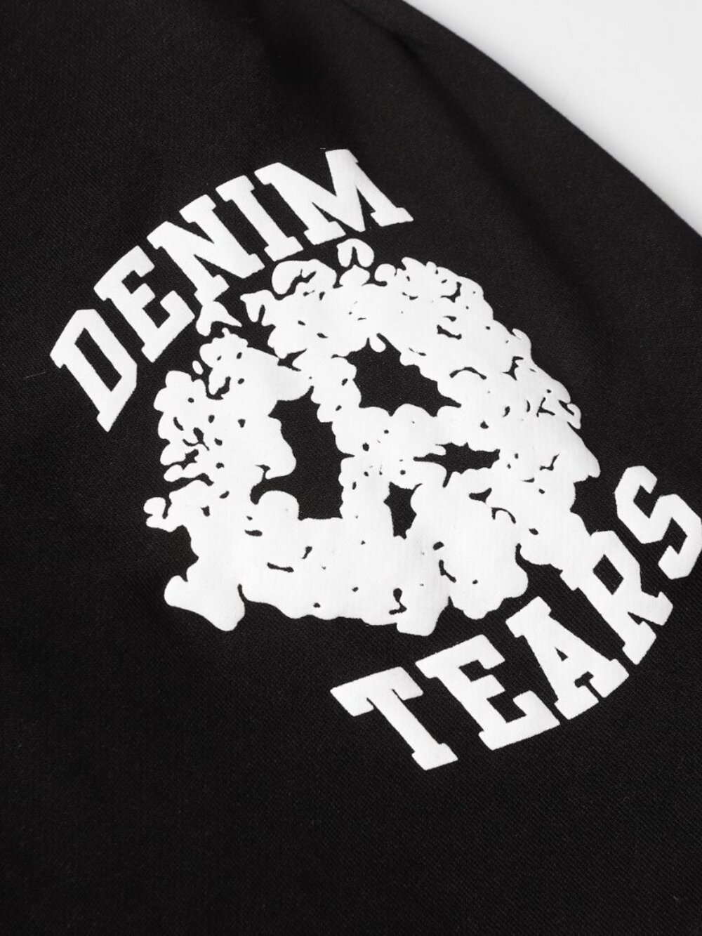 Denim Tears Denim University Black Sweat Shorts - Picture 5 of 8